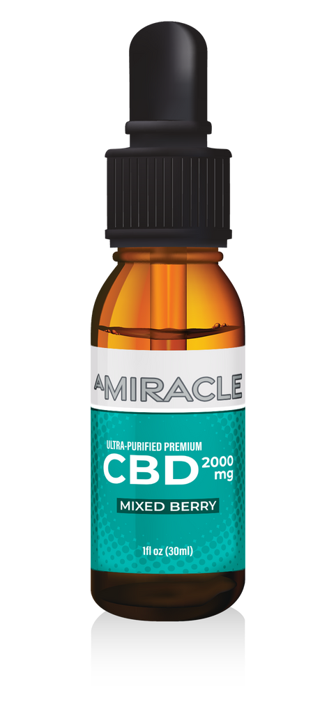 CBD Oil 2000 mg Mixed Berry Flavor