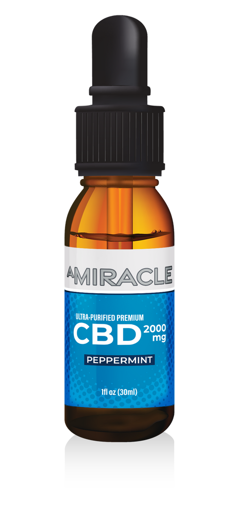 CBD Oil 2000 mg Peppermint Flavor
