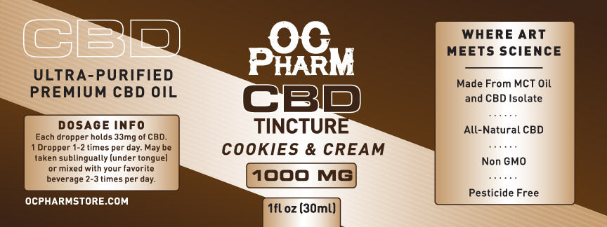 Cookies & Cream CBD Tincture